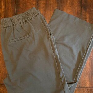 PETITE PRINCIPLE Olive Green Pull On Dress Pants, size XLP